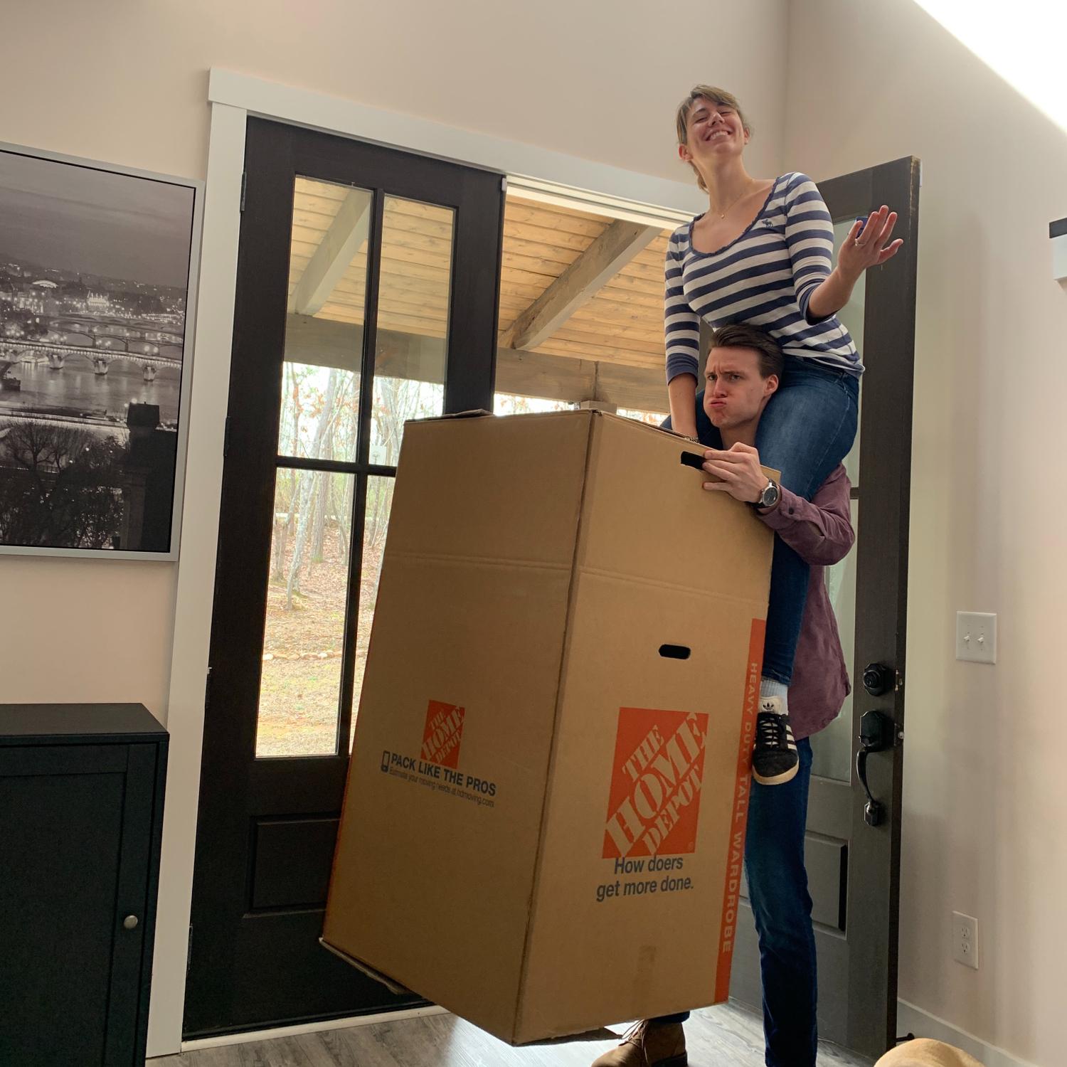 Some of us carry a heavy box, other think they are carrying a heavy box