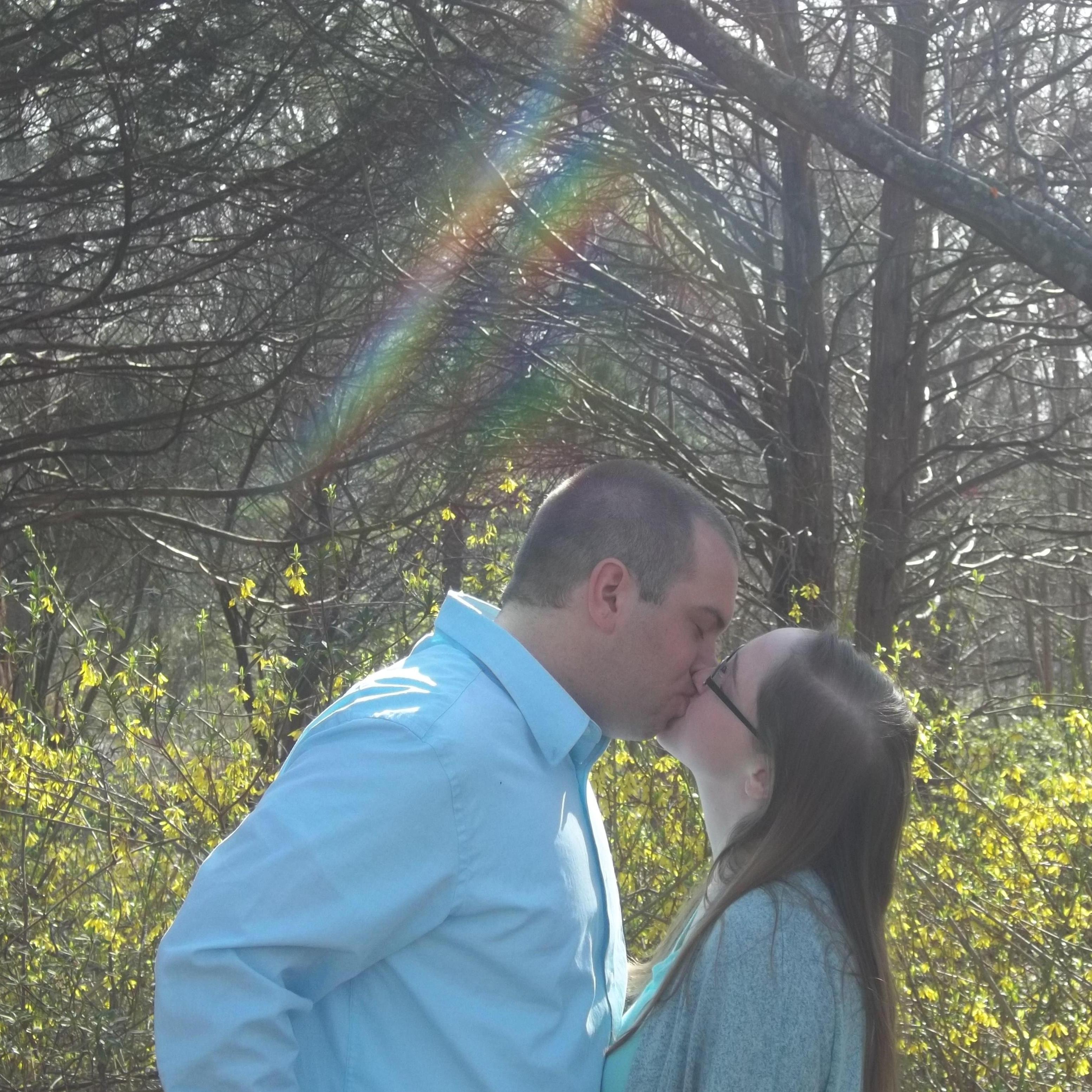 I love the accidental rainbow that was captured.