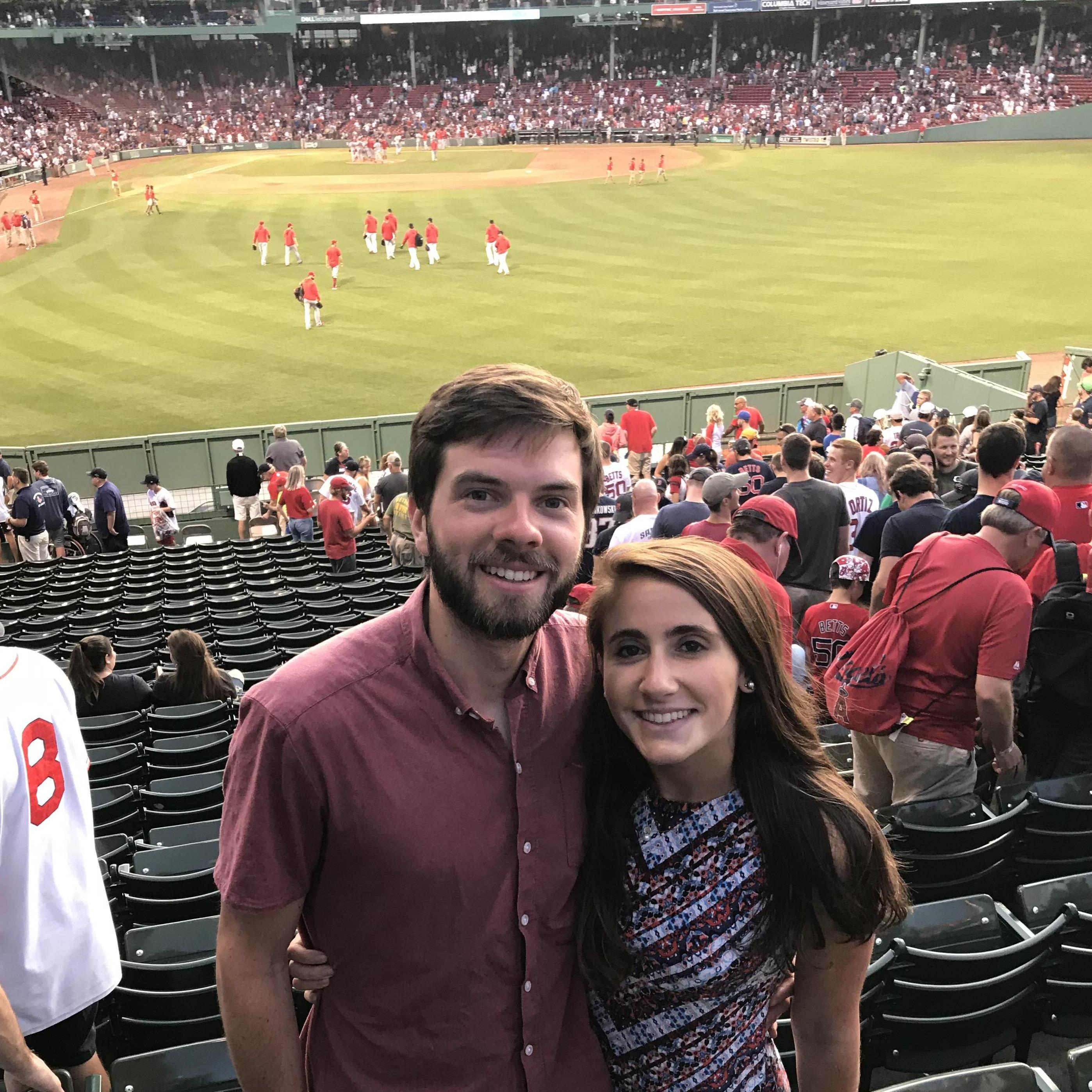 catching a game at Fenway, 2019