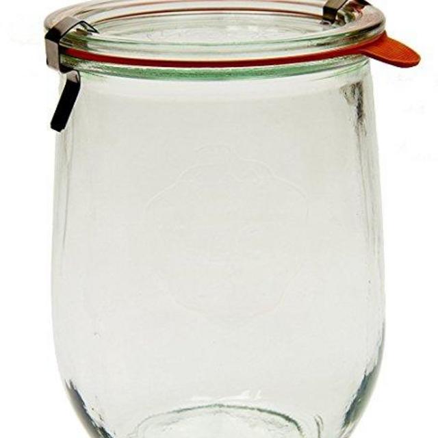 Weck 745 Tulip Jar - 1 Liter, Set of 6