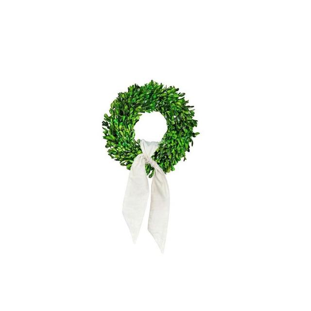 Wreath Sash for Front Porch, Door Decoration, Home Accessories, Quality White Linen, Blank for Monogram and Embroidery - 56" L x 4.5" W