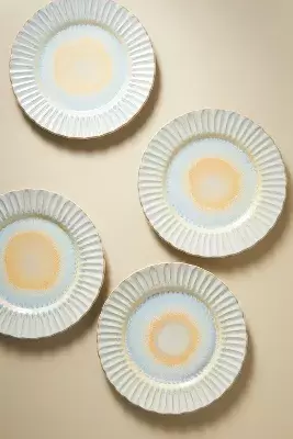 Costa Nova Cristal Dinner Plates, Set of 4