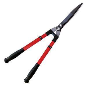 Tabor Tools B212 Extendable Hedge Shears for Trimming Borders, Boxwood, and Bushes. Telescopic 25"+ 8" Hedge Clippers with Wavy Blade and Long Telescoping Power-Lever Steel Handles.