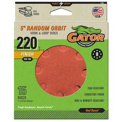 Gator  15-Piece Aluminum Oxide 220-Grit Disc Sandpaper