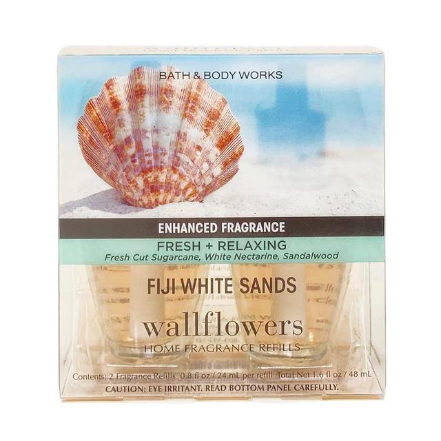 Bath & Body Works Fiji White Sands Wallflowers Home Fragrance Refills - FRESH & RELAXING - 2 Pack