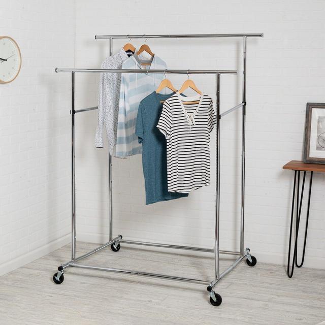 Dual Collapsible Garment Rack