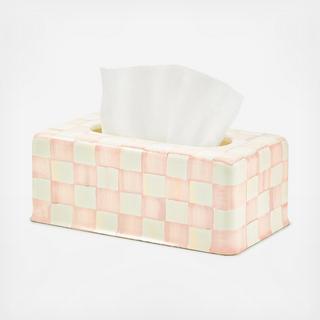 Rosy Check Steel Standard Tissue Box Cover