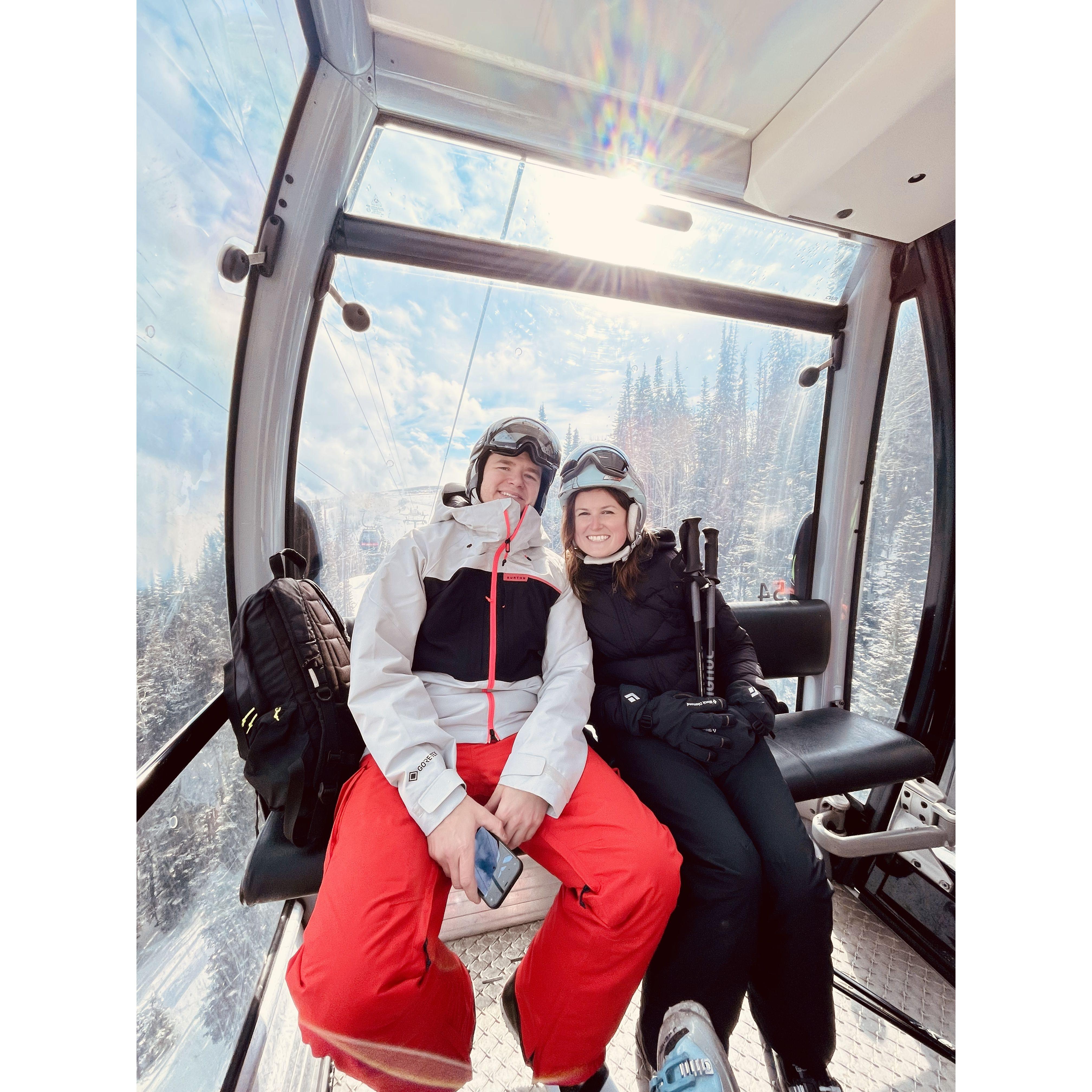 Skiing in Park City, Utah (2022)