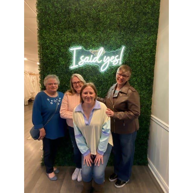 Tristan's Grandma Patty, Olivia's aunt Malinda, and Olivia's mother Jennifer