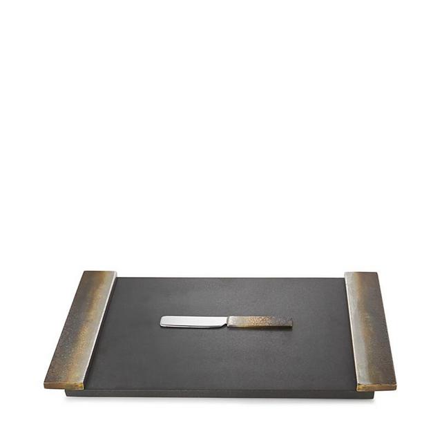 Michael Aram - Torched Cheese Board with Knife