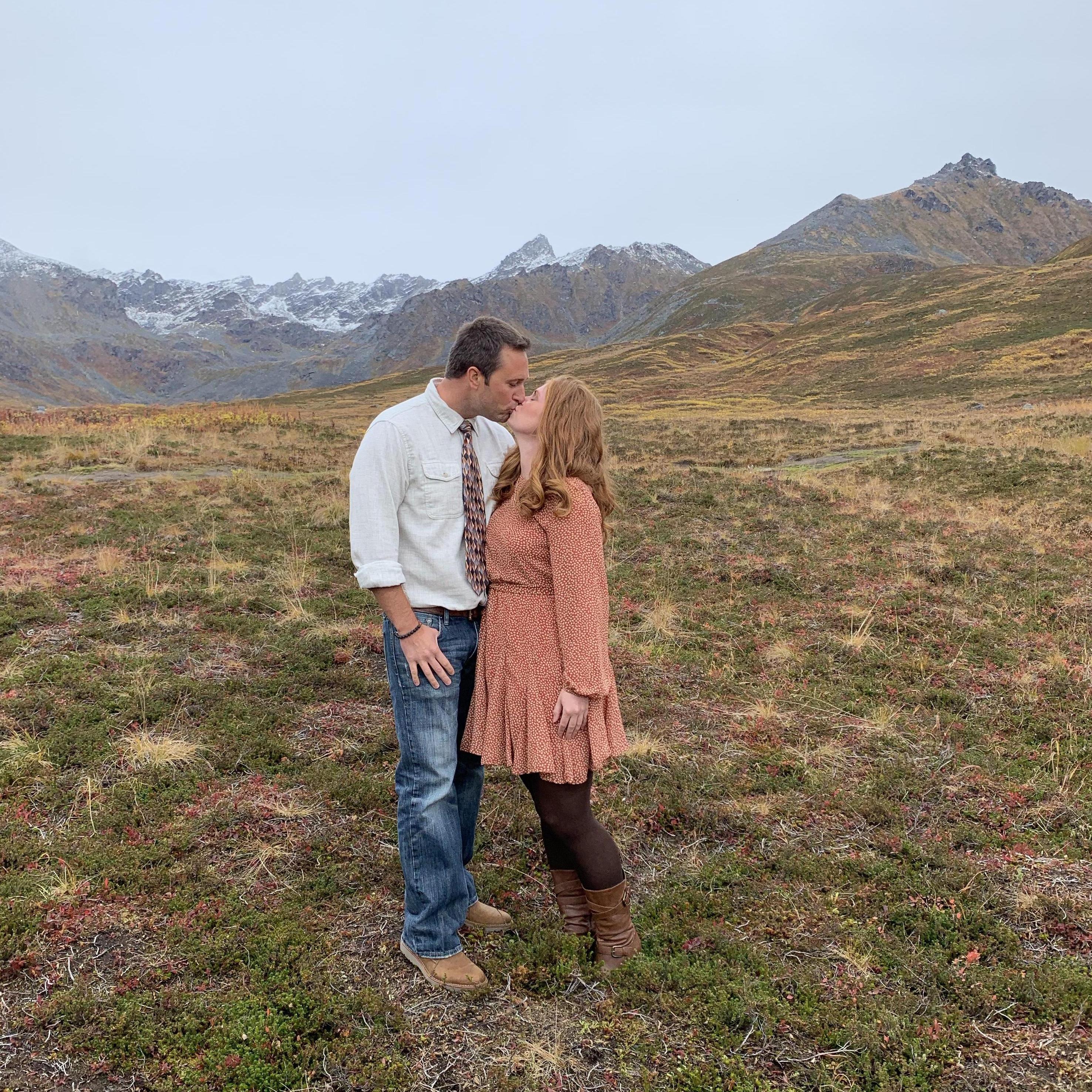 Bring on the mountains. Taken on Jamie's brother's wedding day in Alaska.
