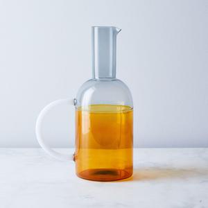 Sunrise Italian Glass Pitcher