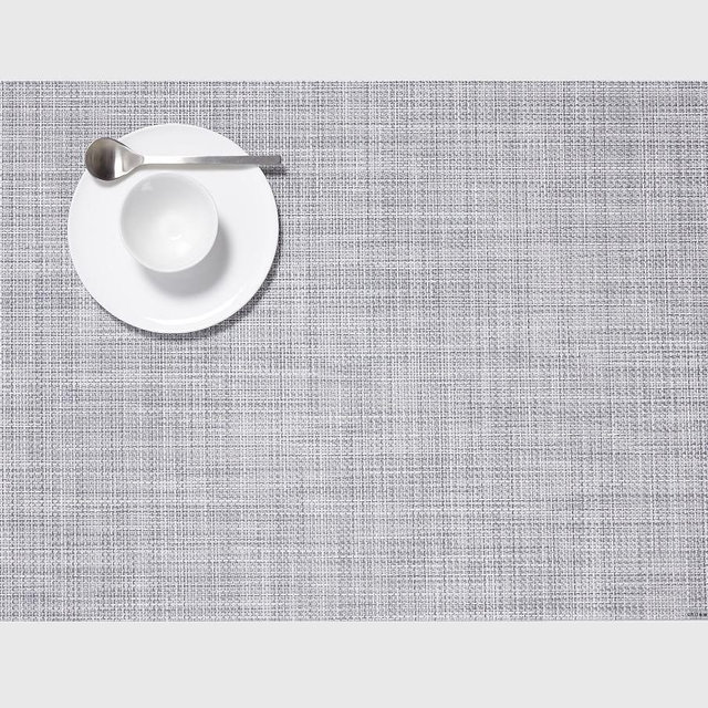 Chilewich Mini Basketweave Indoor/Outdoor Placemat, Single - Mist