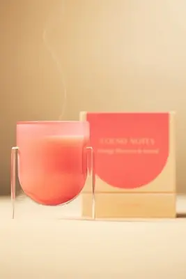 Found Notes Floral Orange Blossom & Santal Glass Candle