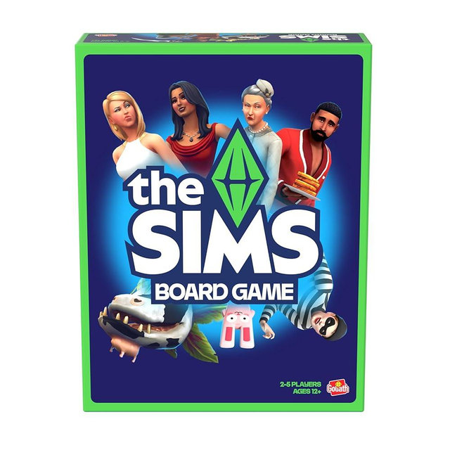Goliath The Sims Board Game | Family Strategy Game | Craft Your Story, Collect Matching SIMbols | 2-5 Players, Ages 12+