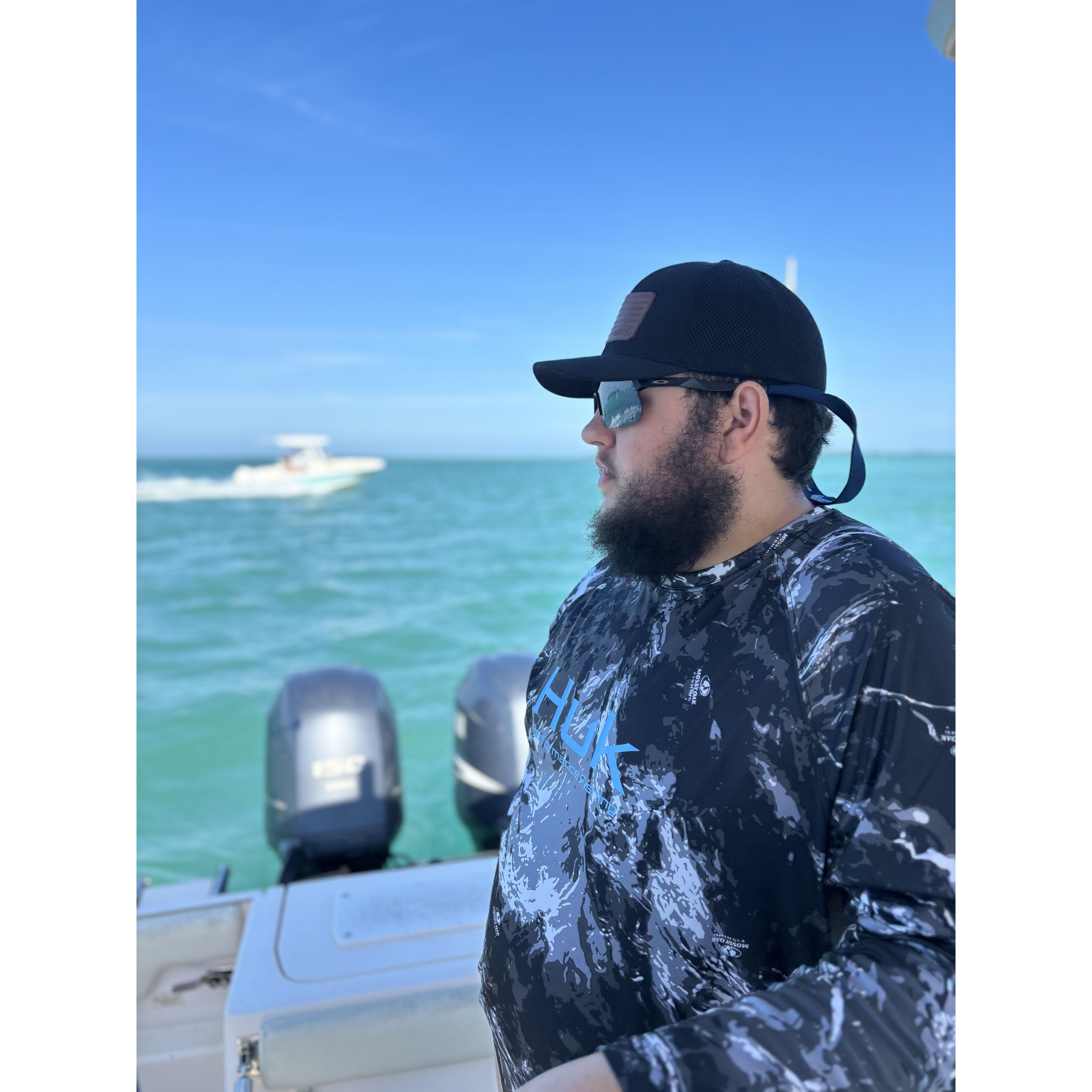 planning his route to sea