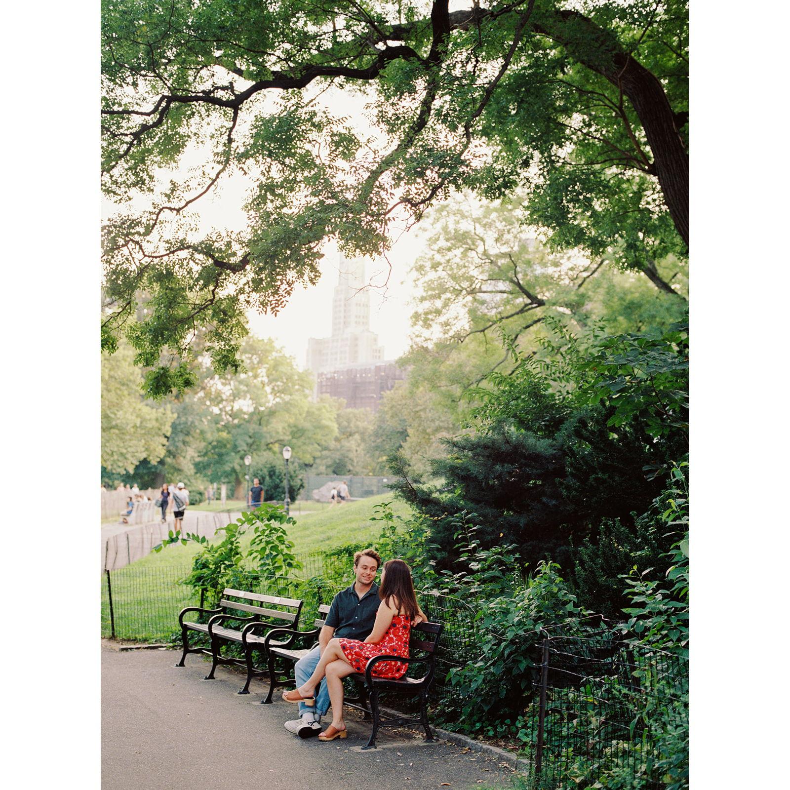 Chris's favorite bench in Fort Greene