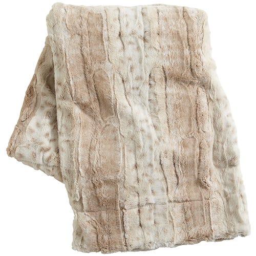 Snow Leopard Throw Blanket