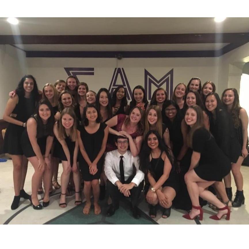 Phi Rho Sisters at our pinning in 2017