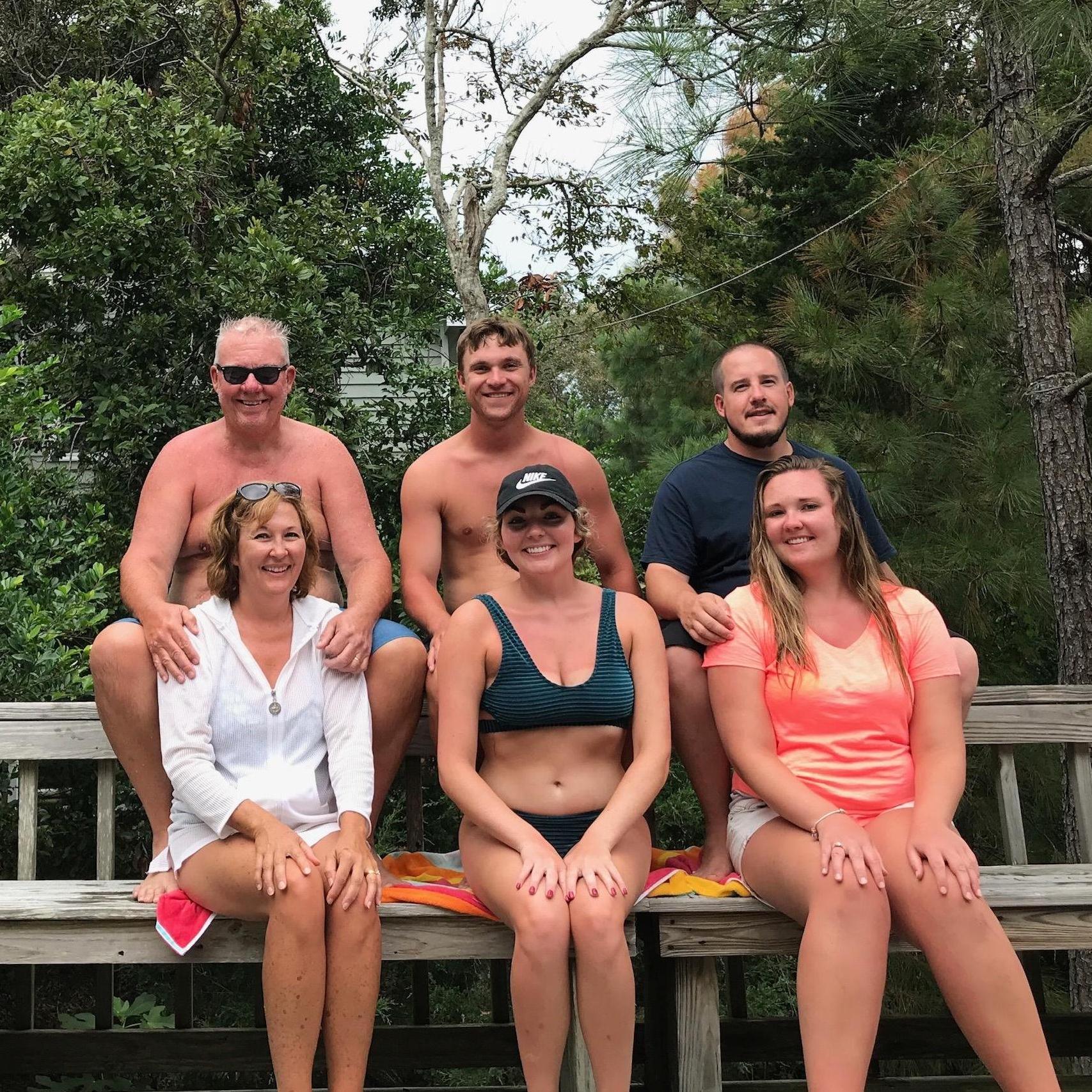Their first family vacation together. -August 2020
