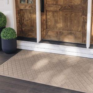 WaterHog Argyle Doormat in Camel Large