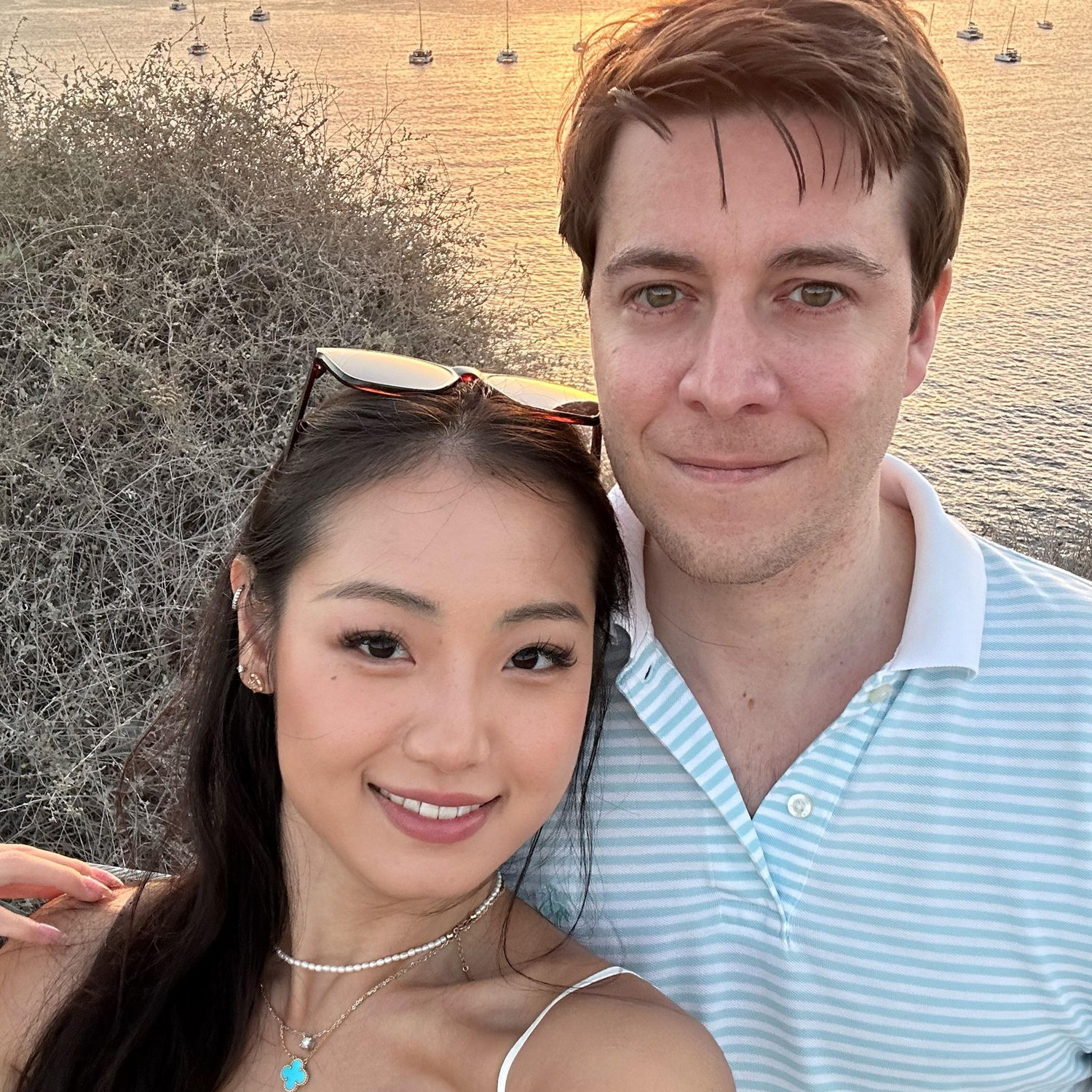 Santorini 2024, where we got engaged