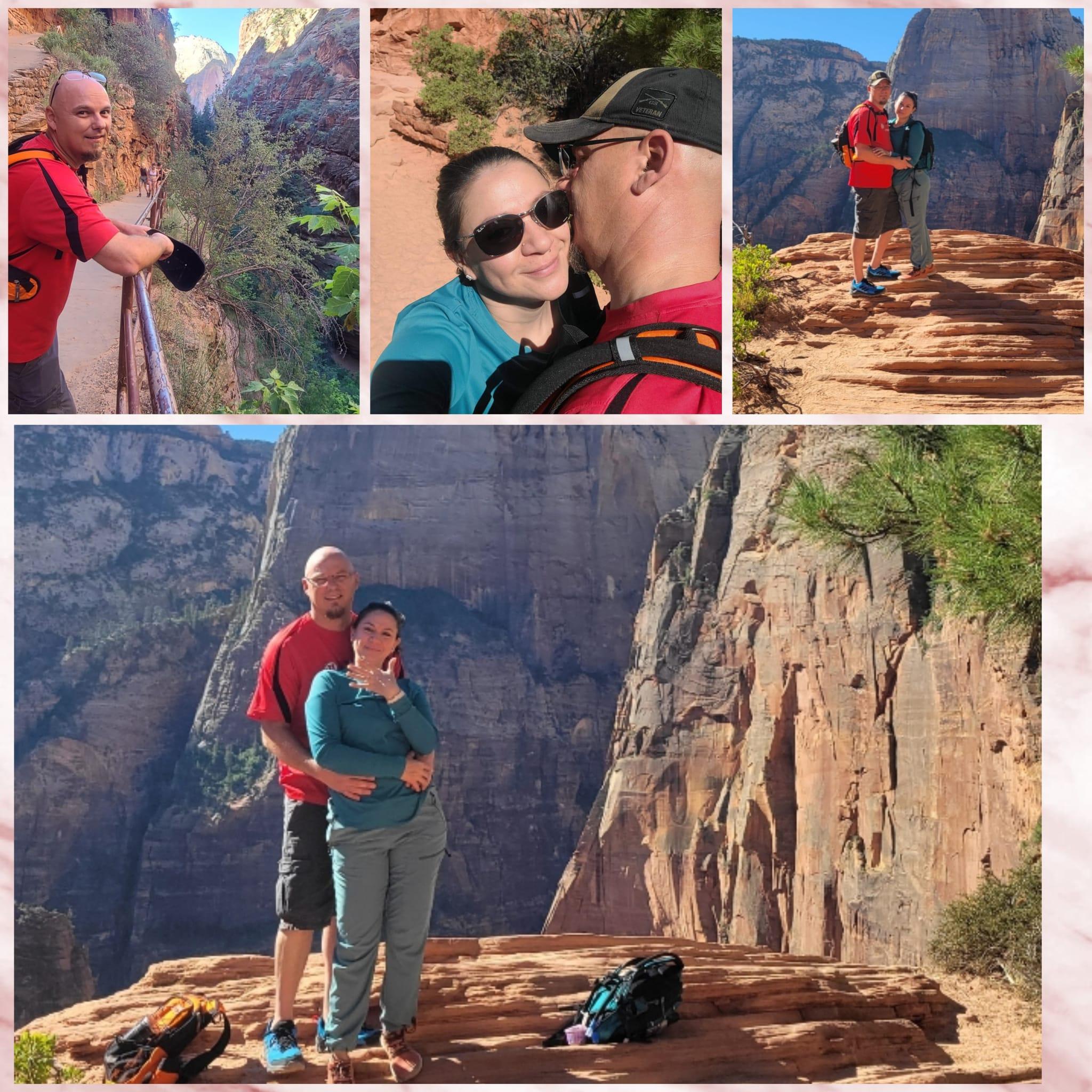 The day Ben popped the big question!