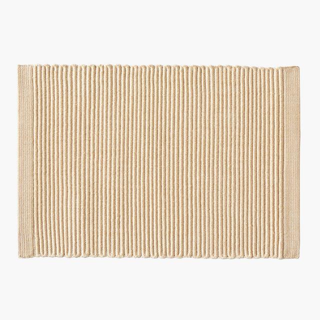 Diver Handwoven Ribbed Neutral Indoor/Outdoor Performance Doormat 2'x3' by Ross Cassidy