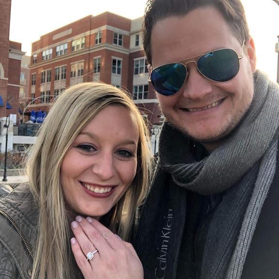 Right after he proposed!