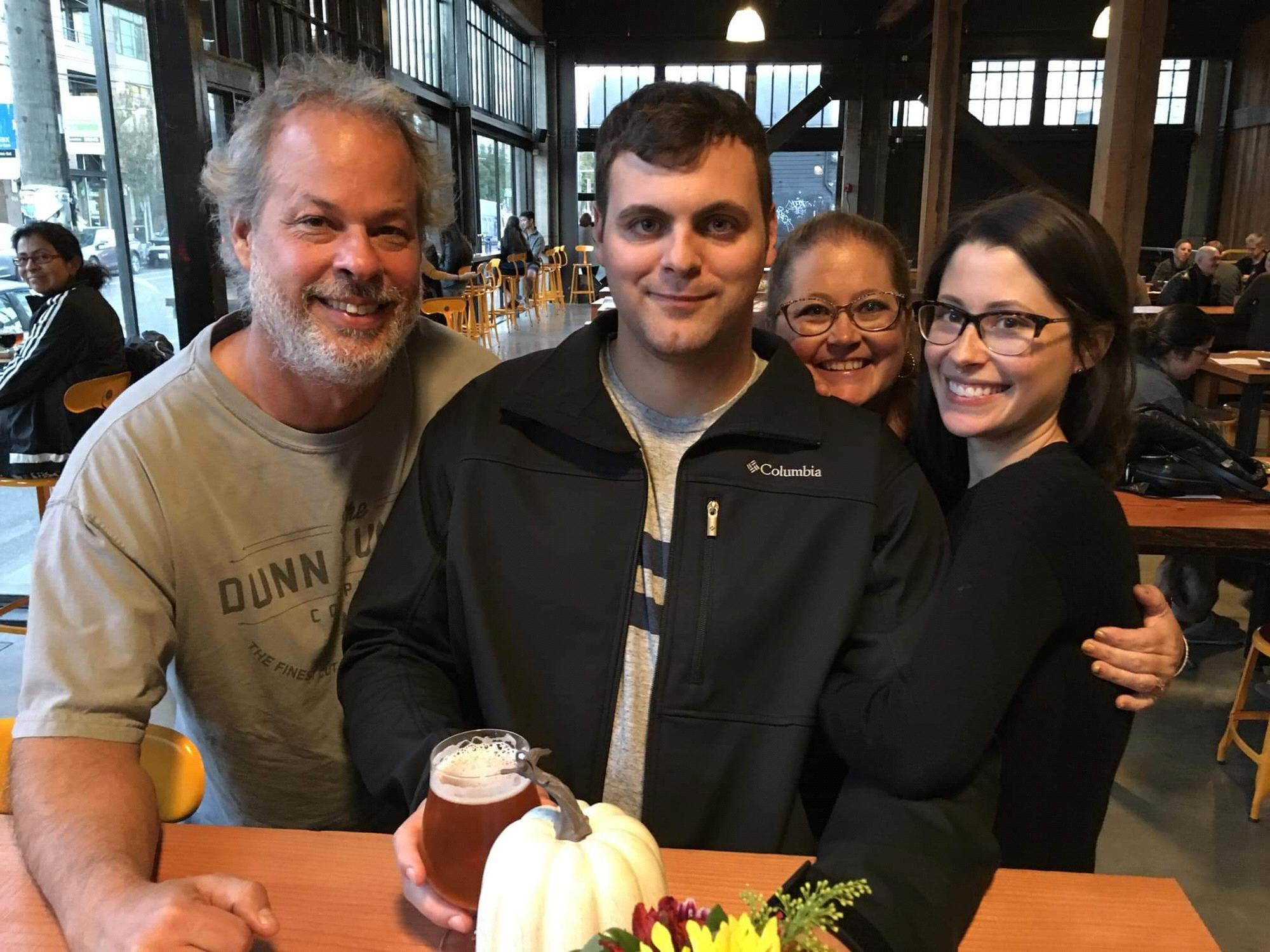 With my ‘rents at our engagement party - October 2018