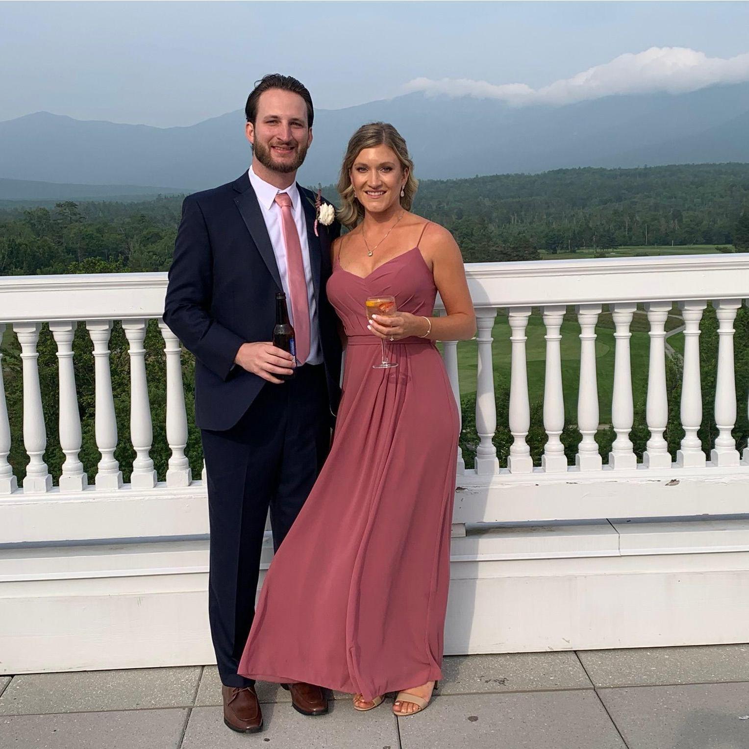 Caitlyn and Anthony attended his sister and brother in law Jacqui and Paul's wedding together in 2023.