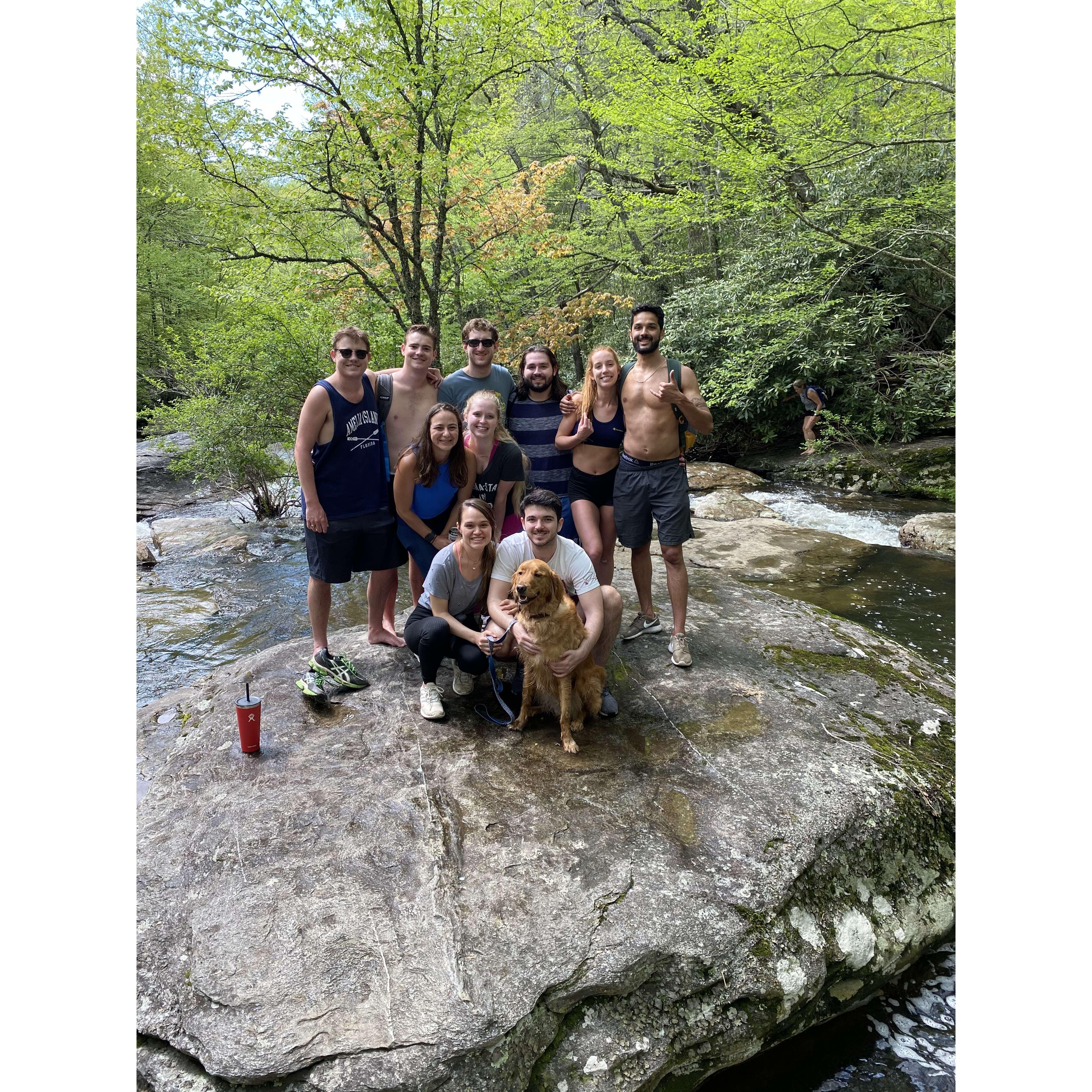 Hikes with friends, Boone, NC - May 2020
