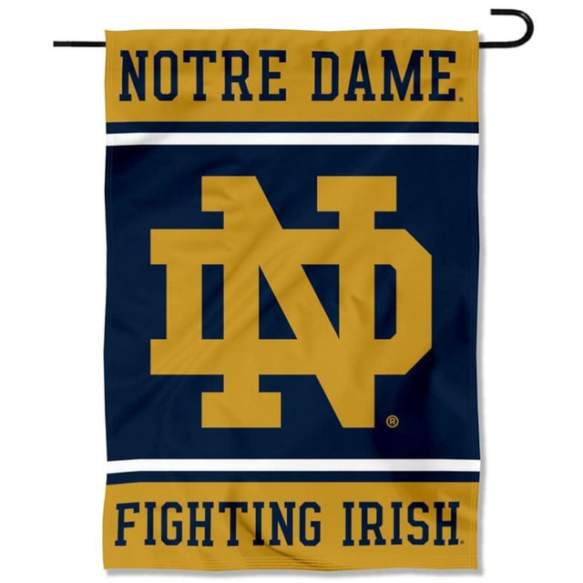 Irish ND Logo Garden Banner Flag