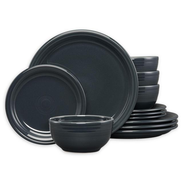 Fiesta® 12-Piece Bistro Dinnerware Set in Slate