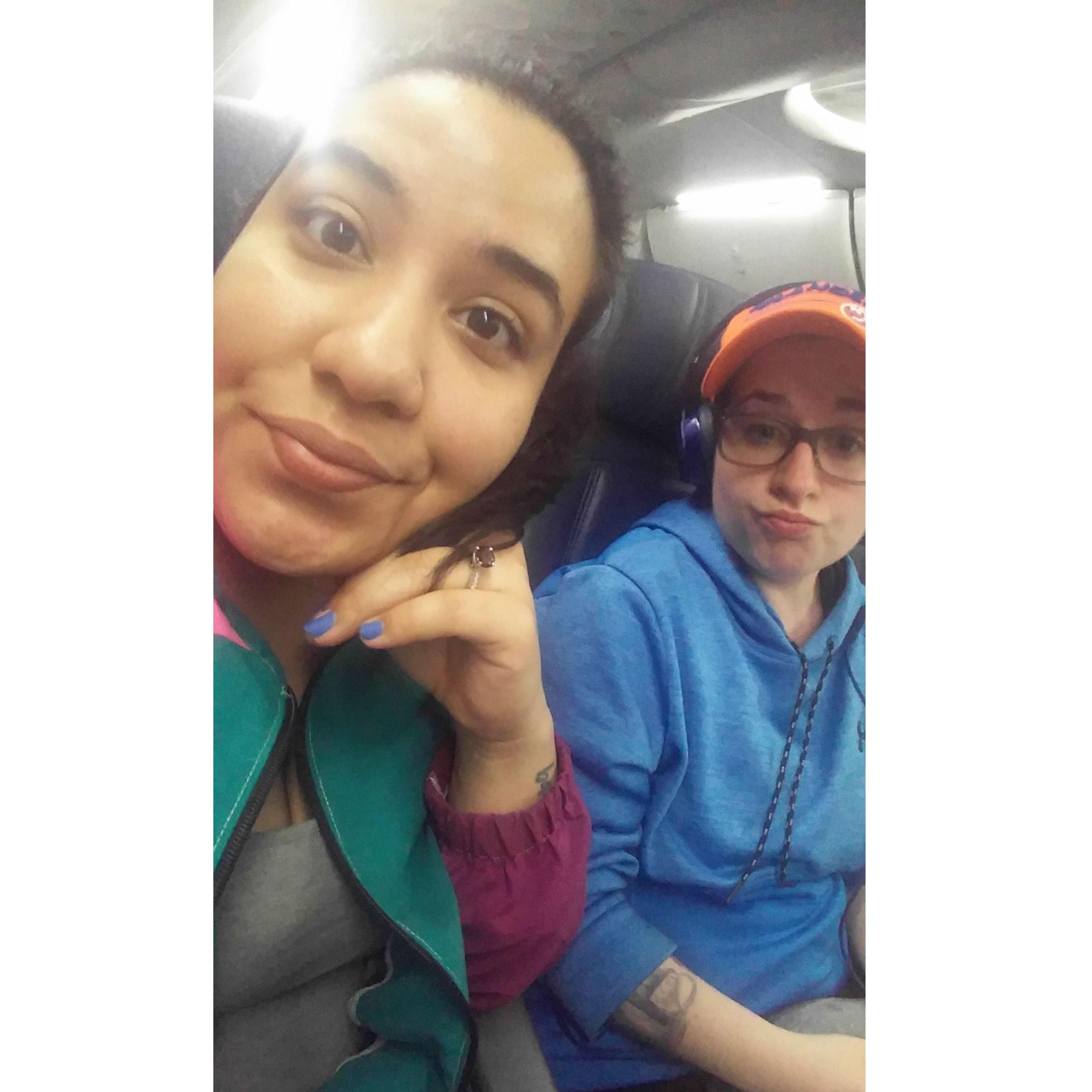 Dana and Mariette going places