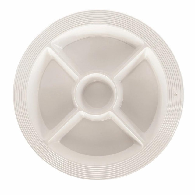 Melamine Divided Round Dish