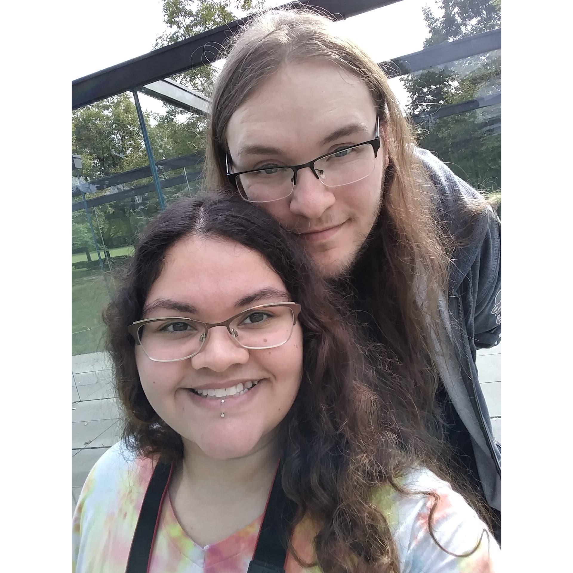 After we finished the glass maze at the Nelson-Atkins art museum in KC