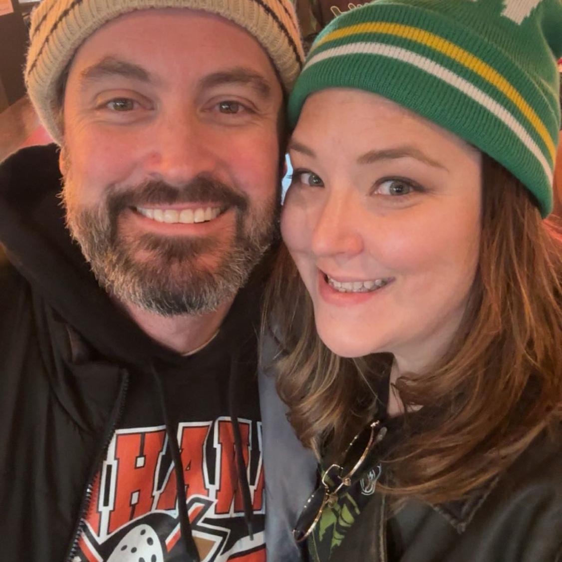 Matt’s first weekend as an MN resident…what better event than a hockey game!
