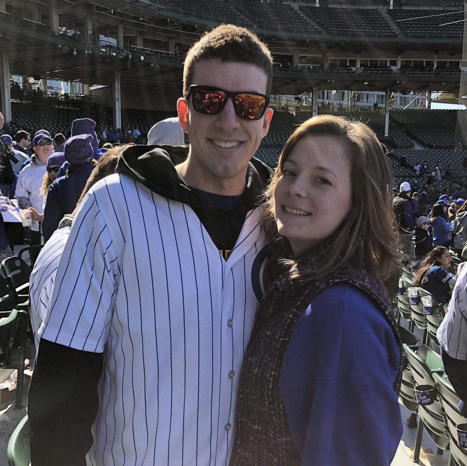 We used to be able to walk to Wrigley in 15 minutes, we saw so many games!