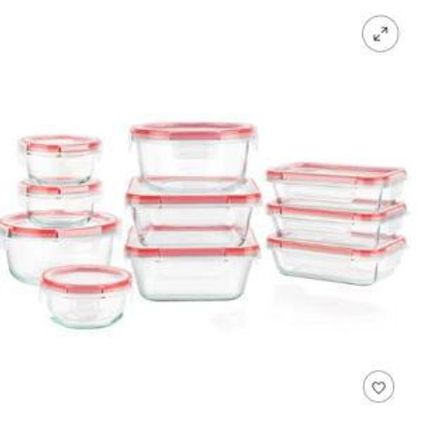 Pryex 20pc Glass Freshlock Food Storage set