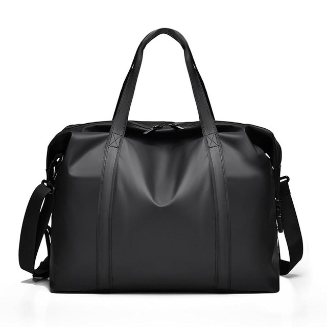 SZDPC Travel Duffle Bag, for Spirit Airlines Personal Item Bag 18x14x8, PU Leather Carry on Tote Bag with Shoulder Strap, Weekender Bag for Men and Women