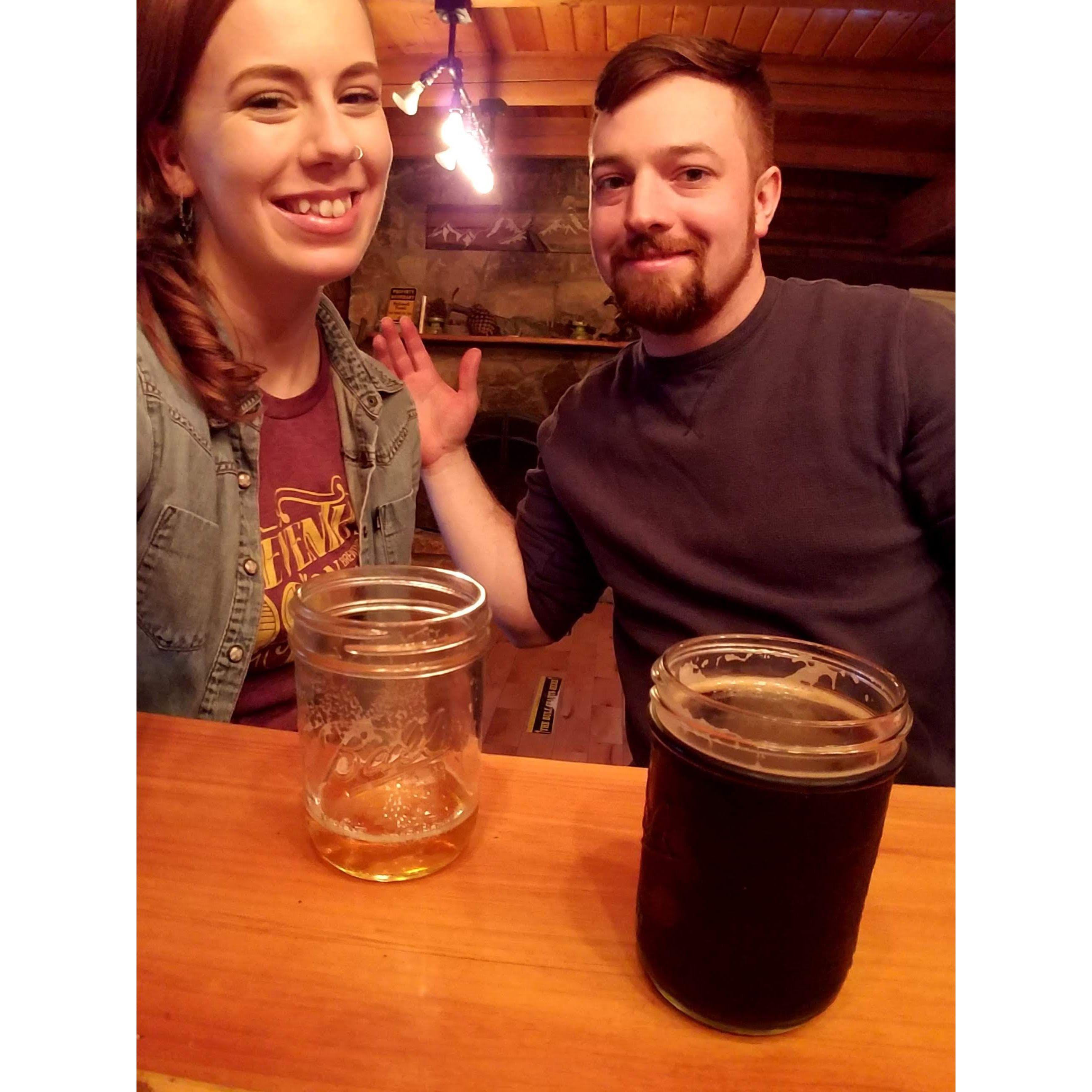 Trip to Red River Gorge for Valentine's Day 2018... Where we planned our big Denver trip later that year