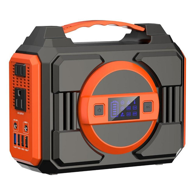 Apowking Portable Power Station 300W, Outdoor Solar Generator Backup Battery Pack 220Wh/60000mAh, Portable Laptop Charger with 110V AC Outlet for Home Use, Emergency Outage, Camping Travel, RV Trip