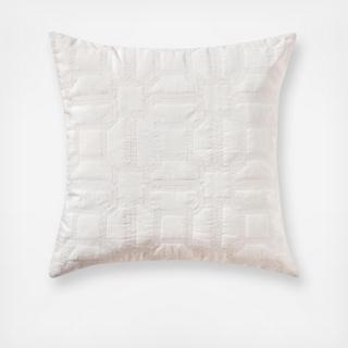 Hylton Geometric Quilted Pillow