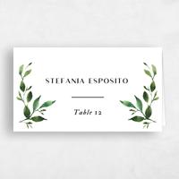 White Wedding Place Card - Madilou