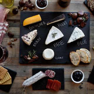 5-Piece Slate Cheeseboard Set