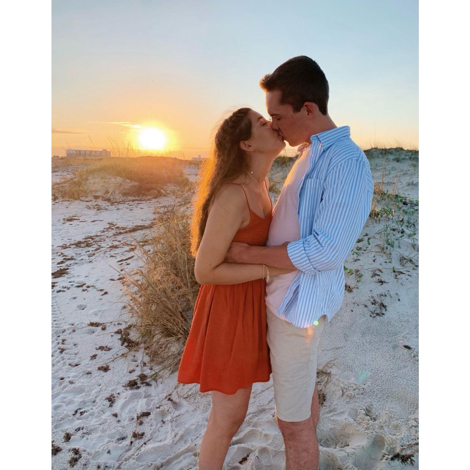 Our first vacation together was to Gulf Shores