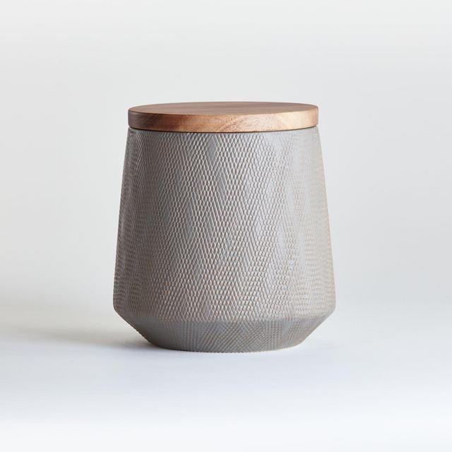 Ethan Small Taupe Canister