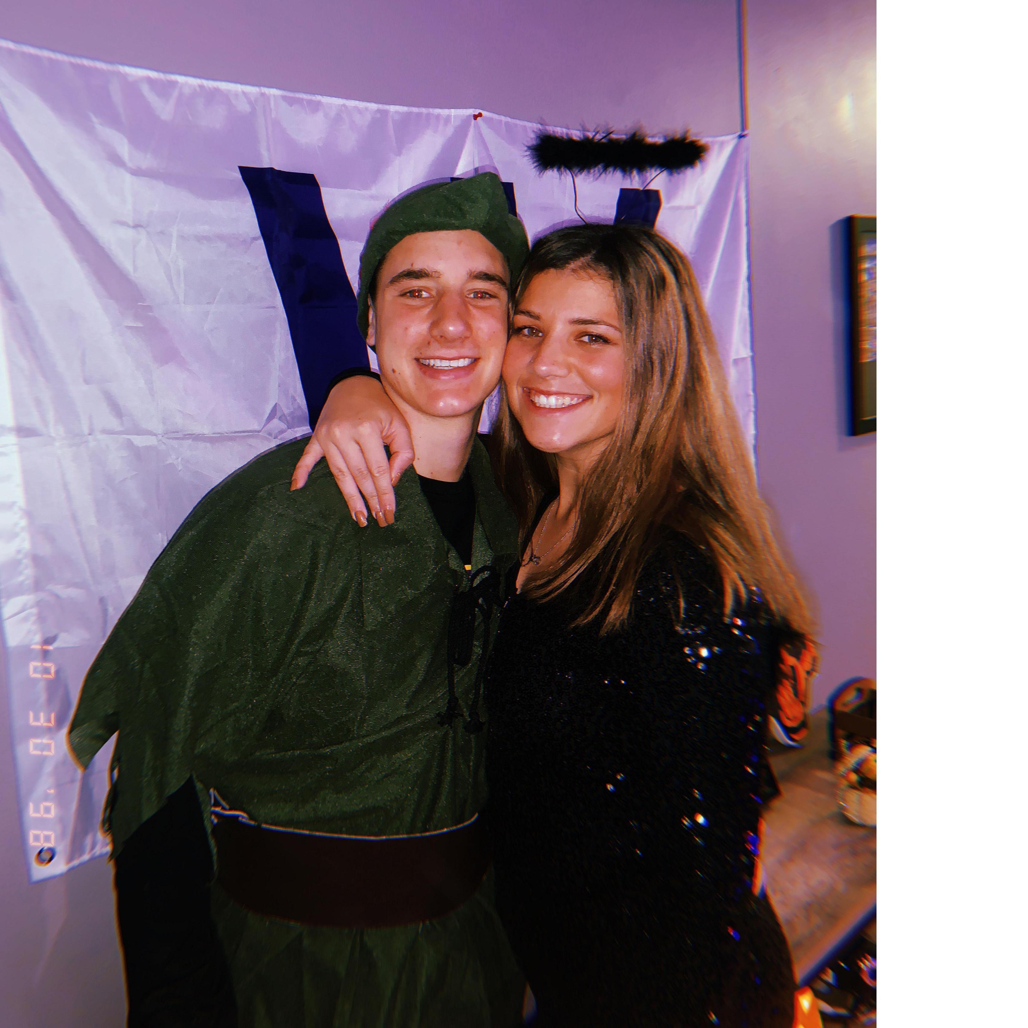 Our first Halloween together! We love to get dressed up
