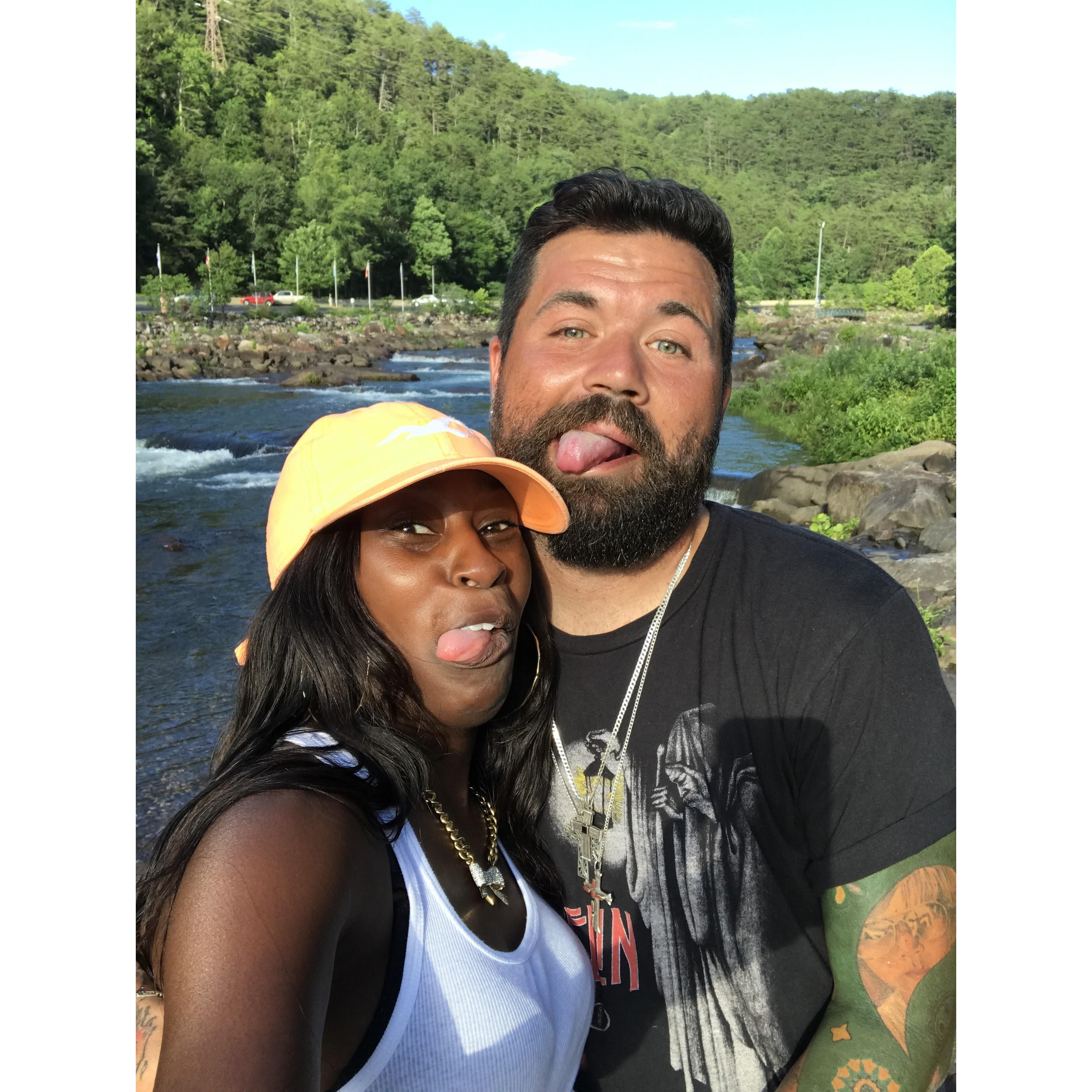 our first hike as a couple.